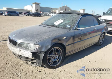 2005 BMW 330Ci z USA, uszkodzony, nr VIN WBABW53405PL49433